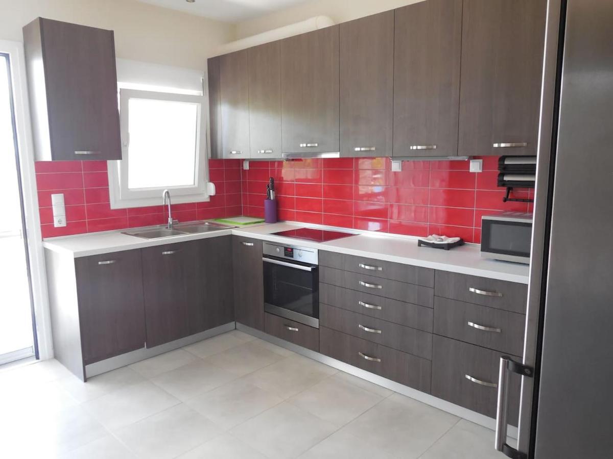 Costa Petra - Luxury Seaside Cottage With Garden - Vacation House For Families In Greece Néa Meságkala 외부 사진